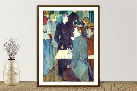 A Corner Of The Moulin De La Galette By Henri De Toulouse Etsy