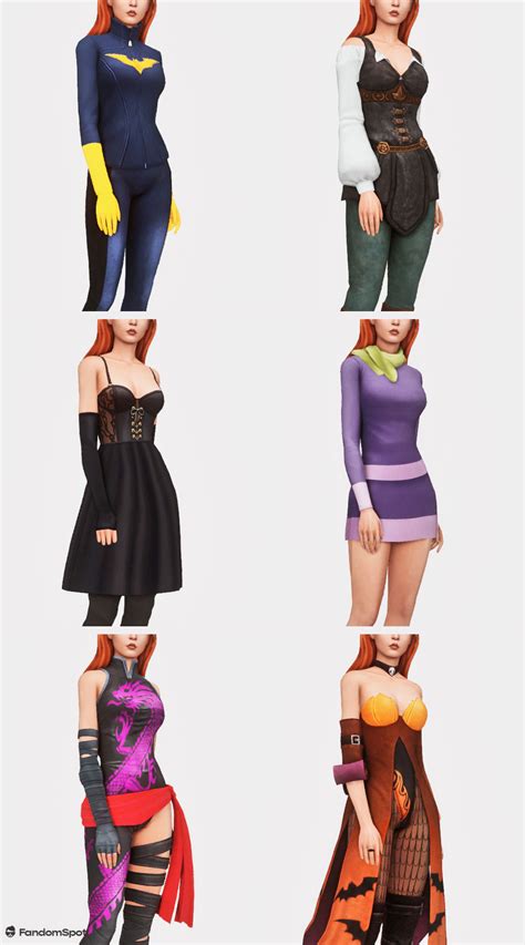 🎃maxis Match Halloween Costumes Cc The Sims 4 Sims Costume Sims 4 Mods Clothes Sims 4