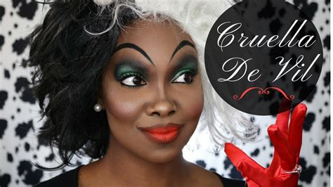 Cruella De Vil Makeup Tutorial For Melaninbrown Women Themuajamila