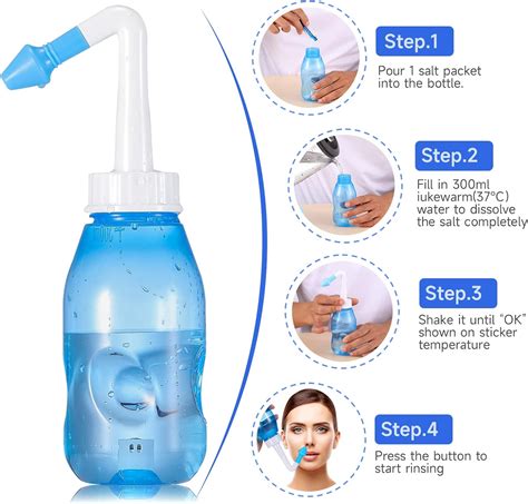 Koikey Neti Pot Enjuague Nasal Lavado Nasal Fl Oz Riego Nasal