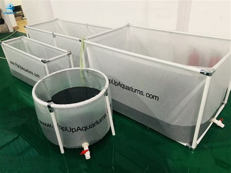 Liters Transparent Pvc Biofloc Aquaculture Tank Buy Fish Farming