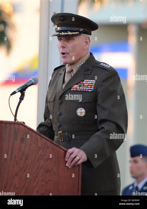 Miami Fl November 19 General John F Kelly Usmc Attend The Change