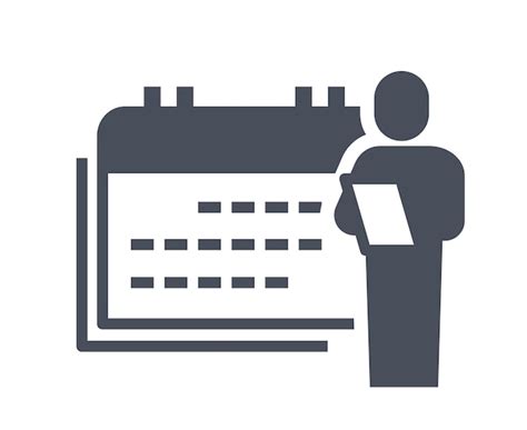 Kalender schwarz-weiß-Symbol | Premium Vektor