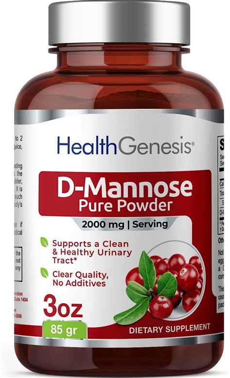 Buy D Mannose Pure Powder 2000 Mg 3 Oz 85 G Supports Urinary Bladder