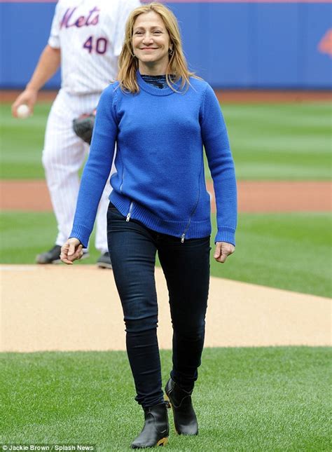 Edie Falco Throws First Pitch As New York Mets Beat Atlanta Braves