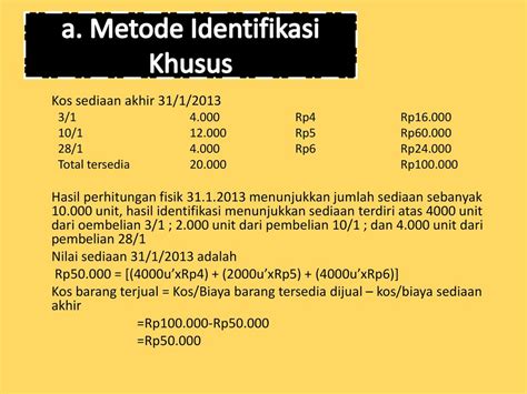 Contoh Soal Persediaan Barang Dagang Metode Fisik Berbagai Contoh