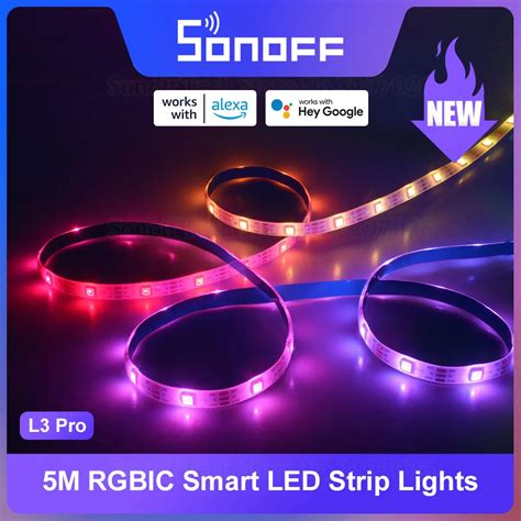 SONOFF Tira De Luces LED Inteligente L3 Pro 5M Regulable Flexible