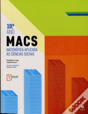 Macs Matem Tica Aplicada S Ci Ncias Sociais Ano Manual