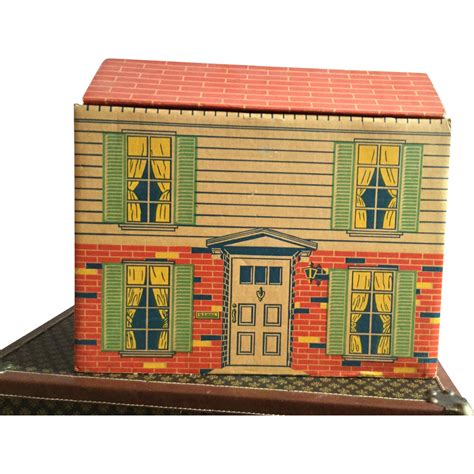 Pin On Vintage Cardboard Dollhouse