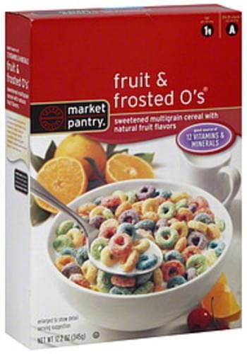 Market Pantry Cereal - 12.2 oz, Nutrition Information | Innit