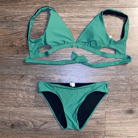 Gianni Bini Swim Gianni Bini Size Xs Green Bikini Like New Poshmark