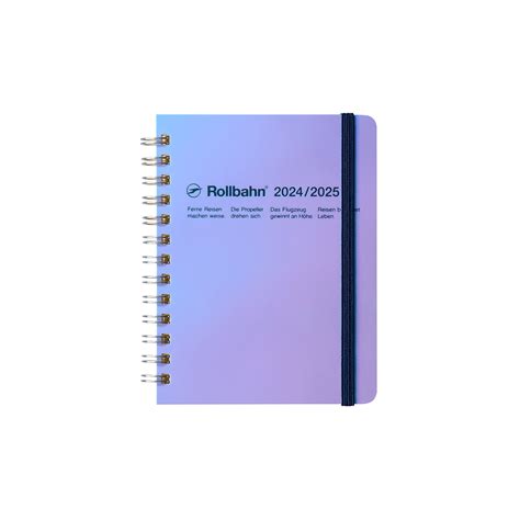 手帳 2024 2025／ロルバーンダイアリー メタリックm ポラライズ 手帳専門店 Delfonics Diary Store