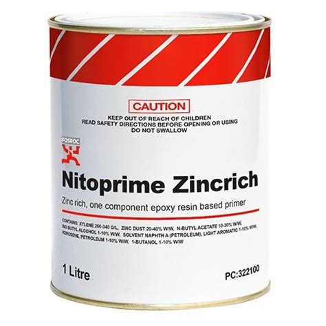 FOSROC NITOPRIME ZINCRICH 1L Bldcare Pty Ltd