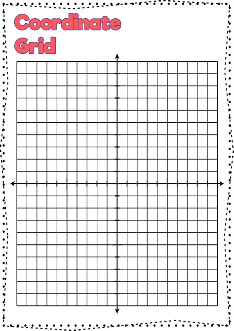 Blank Coordinate Grid Worksheets Free Pdf At Worksheeto