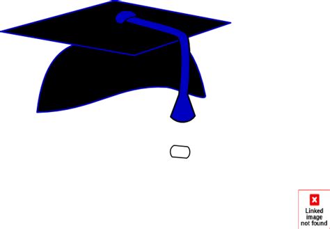 Black Graduation Cap Blue Tassel Clip Art At Vector Clip Art Online Royalty Free