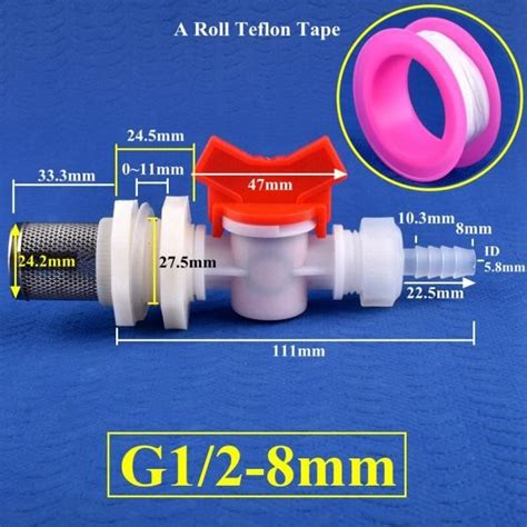 Robinet Raccord G I Mm Set Connecteur De R Servoir Eau G