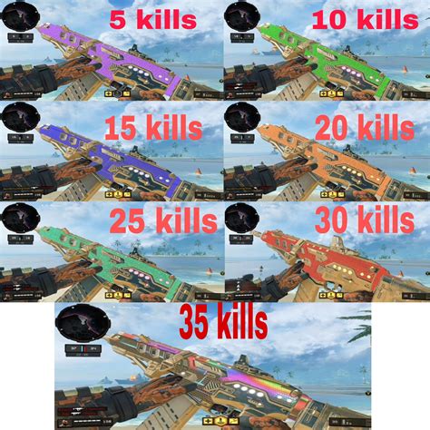 Diamond Camo change colour after every 5 kill streak. : r/CallOfDutyMobile