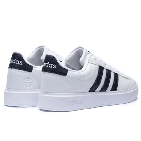 Tenis Adidas Masculino Grand Court - Tênis Adidas Grand Court 2.0 Masculino - Branco/Preto - Tênis Adidas ...