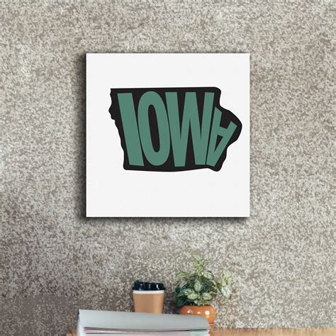 Ebern Designs 'Iowa 2' by Art Licensing Studio Canvas Wall Art | Wayfair