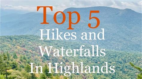 Top 5 hikes and waterfalls of Highlands NC | Highlands nc, Hiking ...