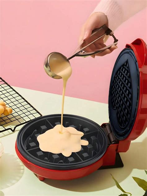 Wafflera El Ctrica Compacta Con Dise O De Coraz N Mini Waffle Maker