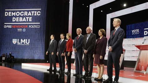 Democratic candidates use debate stage to voice presidential platforms