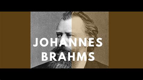 Johannes Brahms Una Biografia La Sua Vita I Suoi Luoghi