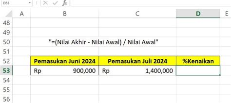 Cara Menghitung Persentase Kenaikan Di Excel NeicyTekno