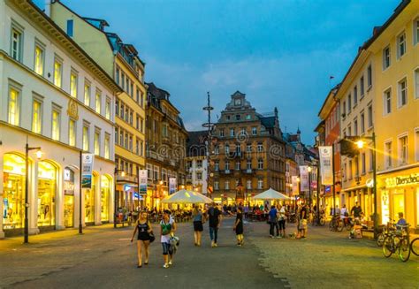 Konstanz Alemania De Julio De Vista De La Plaza Markstatte