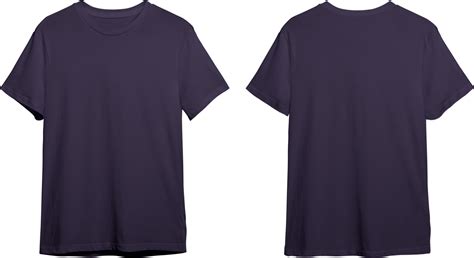 Navy Men S Classic T Shirt Front And Back Png