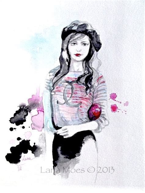 Chanel Watercolor Illustration By Lana Moes