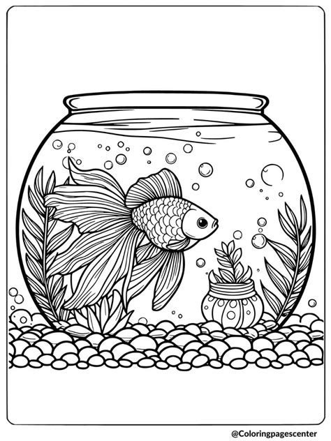 Goldfish Coloring Pages Free Printable Pdfs