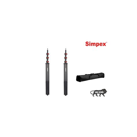 simpex heavy light stand kit   camera club india