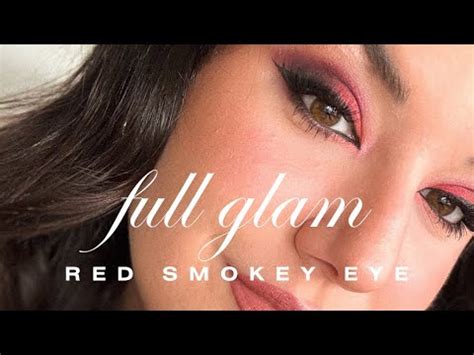 RED HOT Smokey Eye Full Glam Makeup Tutorial YouTube