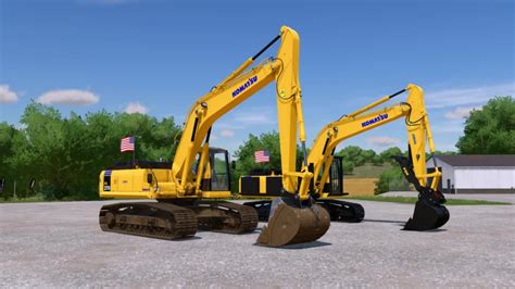 Komatsu 7 Excavator Pack V10 Fs22 Mod