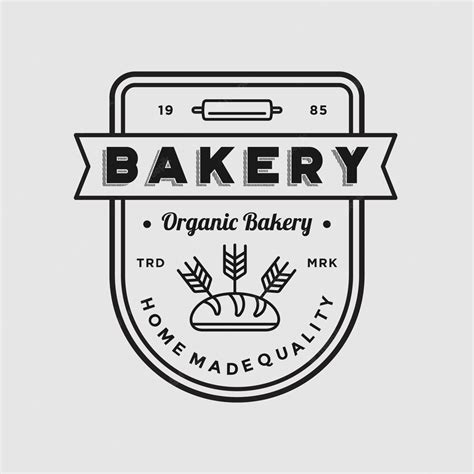 Premium Vector | Bakery vintage logo design