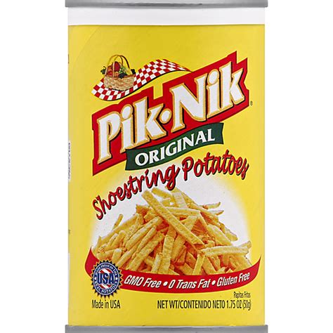 Piknik Original Shoestring Potatoes 175oz Chips And Crackers