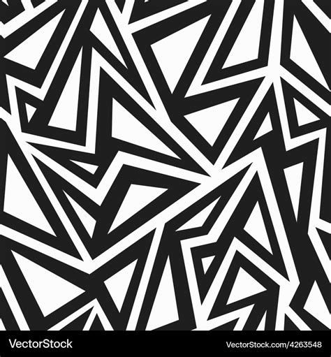 African Monochrome Seamless Pattern Royalty Free Vector