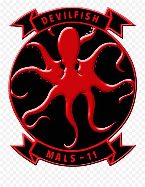 Marine Aviation Logistics Squadron 11 Mals 11 Devilfish Png Mals Icon