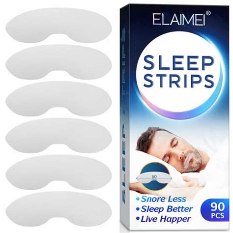 Hannea 90pcs Anti Snoring Tape Snore Stopper Strips Nasal Strips To