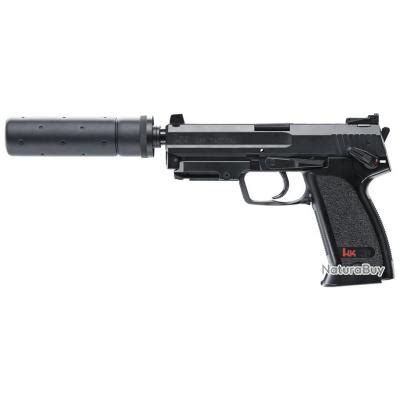 HECKLER KOCH USP TACTICAL NOIR CAL 6 MM ÉLECTRIC FULL AUTO