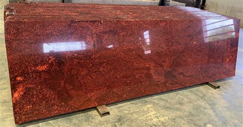 Orange Polished Multi Red Granite Slab Thickness 15 20 Mm At Rs 75