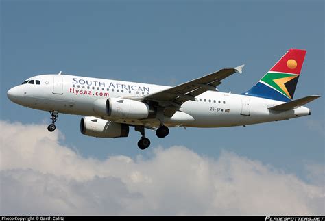 Zs Sfm South African Airways Airbus A319 131 Photo By Garth Calitz Id