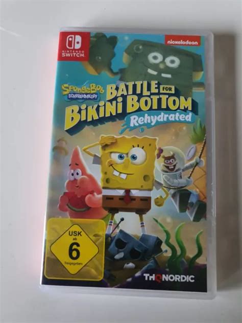 SPONGEBOB SQUAREPANTS BATTLE For Bikini Bottom Rehydrated Nintendo Switch EUR