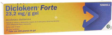 Diclokern Forte Mg Gel Gramos Antiinflamatorios V A T Pica