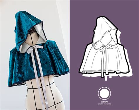 Cloak Pattern for Cosplay and Costumery Short and Large - Etsy