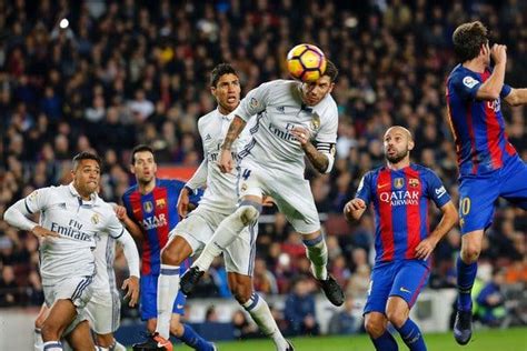 Real Madrid Ties Barcelona On A Late Goal By Sergio Ramos The New