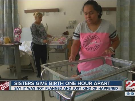 Two Sisters Give Birth An Hour Apart