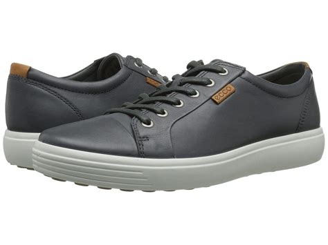 Ecco Soft 7 Sneaker (marine) Men's Lace Up Casual Shoes in Gray for Men ...