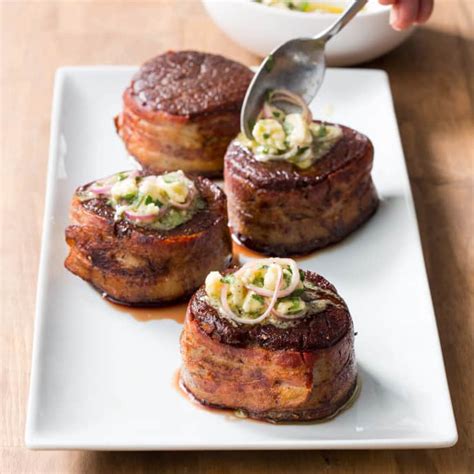 Bacon Wrapped Filets Mignons Americas Test Kitchen Recipe